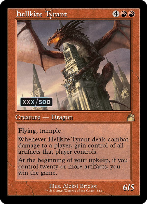 Hellkite Tyrant (Retro) (Serialized) [Ravnica Remastered] - Magic: The Gathering - Card Brawlers | Quebec | Canada |