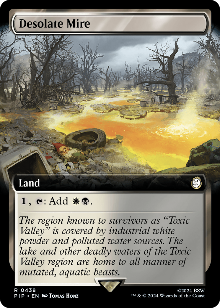 Desolate Mire (Extended Art) [Fallout] - Magic: The Gathering - Card Brawlers | Quebec | Canada |