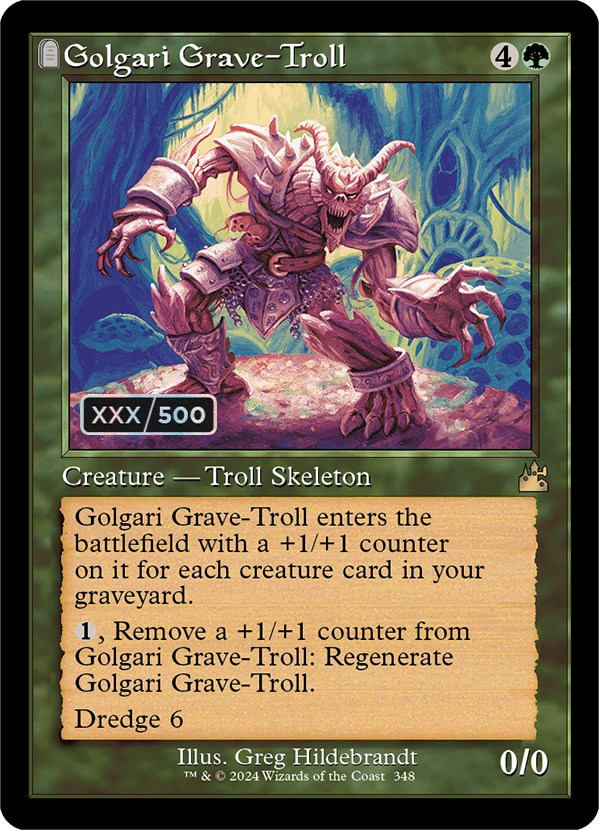 Golgari Grave-Troll (Retro) (Serialized) [Ravnica Remastered] - Magic: The Gathering - Card Brawlers | Quebec | Canada |