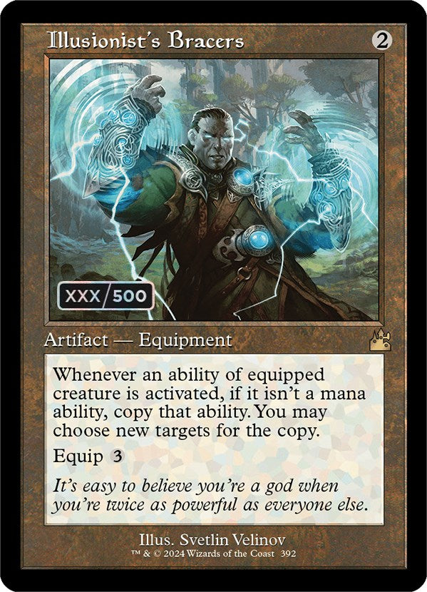 Illusionist's Bracers (Retro) (Serialized) [Ravnica Remastered] - Magic: The Gathering - Card Brawlers | Quebec | Canada |
