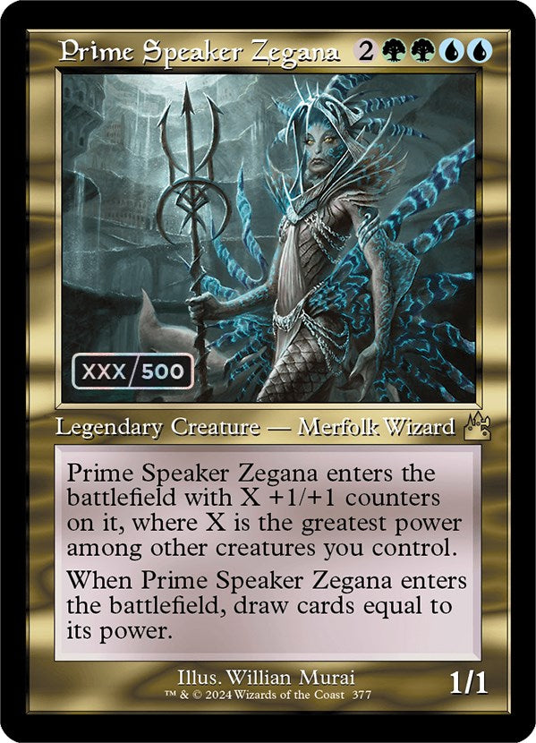 Prime Speaker Zegana (Retro) (Serialized) [Ravnica Remastered] - Magic: The Gathering - Card Brawlers | Quebec | Canada |