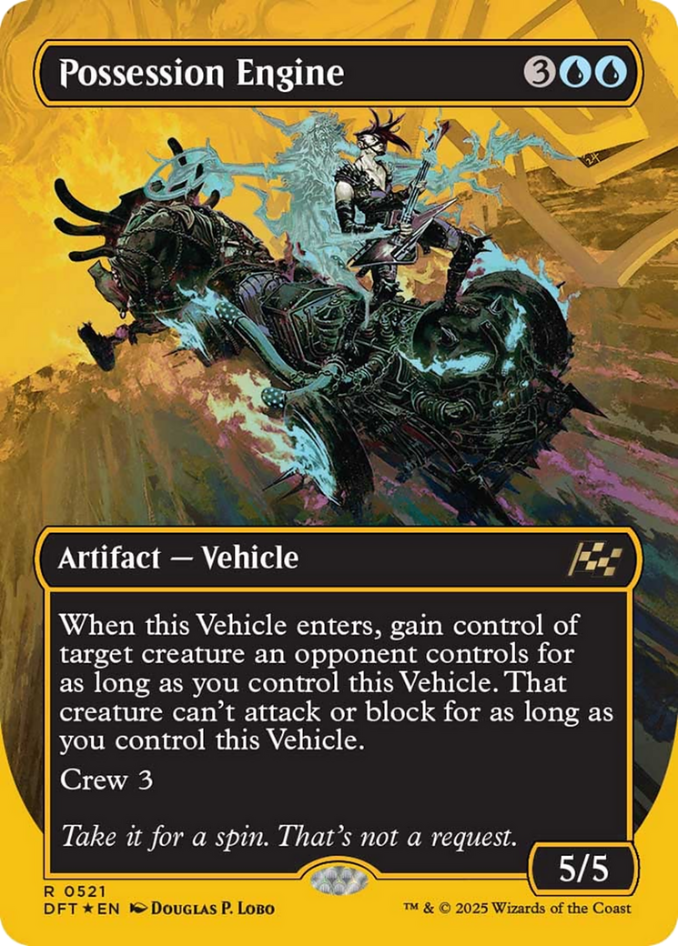 Possession Engine (Borderless) (First-Place Foil) [Aetherdrift] - Magic: The Gathering - Card Brawlers | Quebec | Canada |