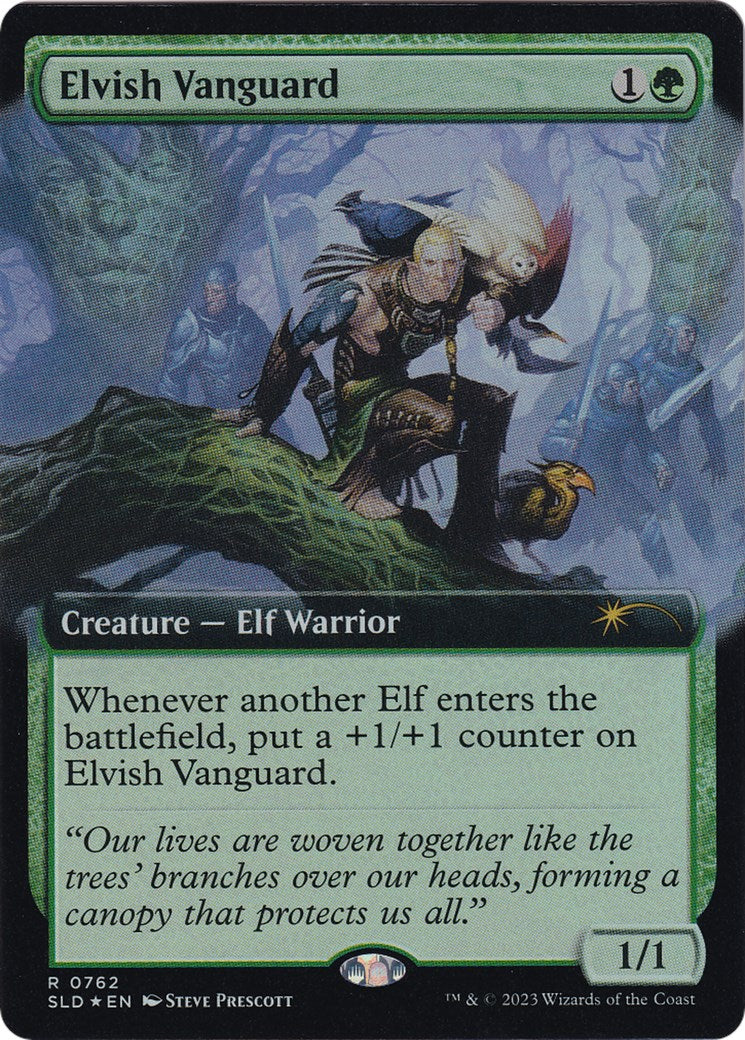 Elvish Vanguard (Extended Art) [Secret Lair Drop Series] - Magic: The Gathering - Card Brawlers | Quebec | Canada |