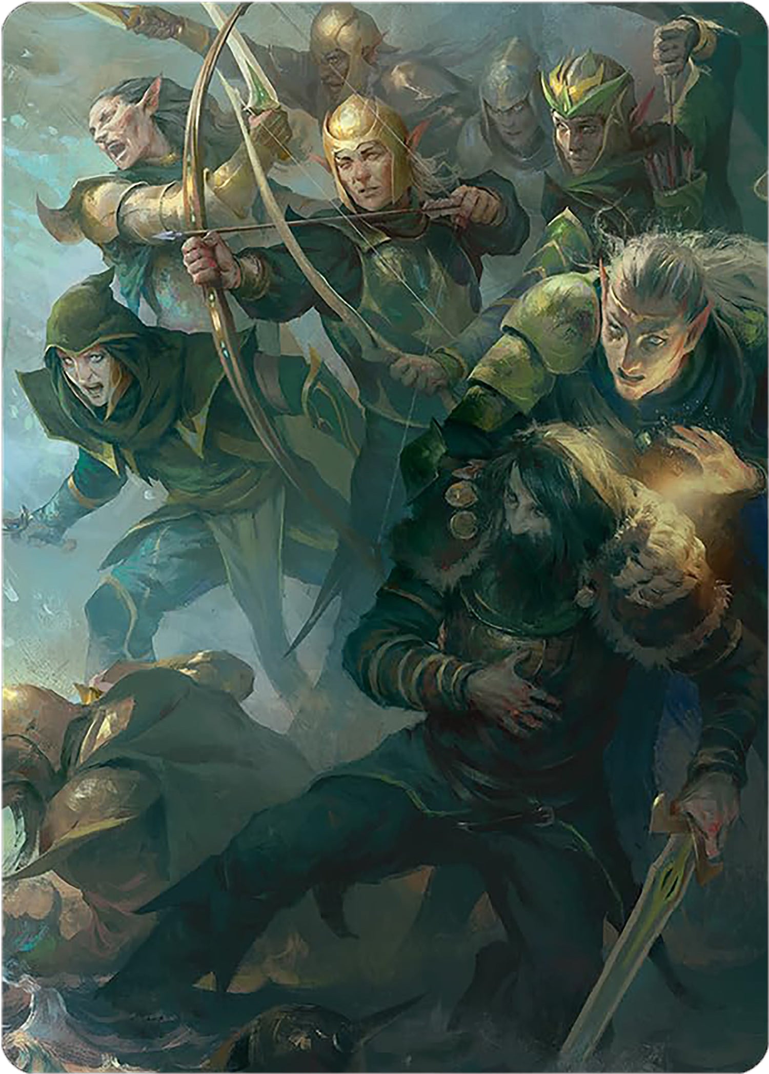 Galadhrim Brigade Art Card [The Lord of the Rings: Tales of Middle-earth Art Series] - Magic: The Gathering - Card Brawlers | Quebec | Canada |