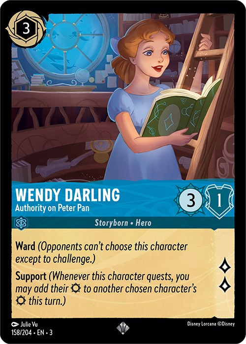 Wendy Darling - Authority on Peter Pan (158/204) [Into the Inklands] - Card Brawlers | Quebec | Canada | Yu-Gi-Oh!