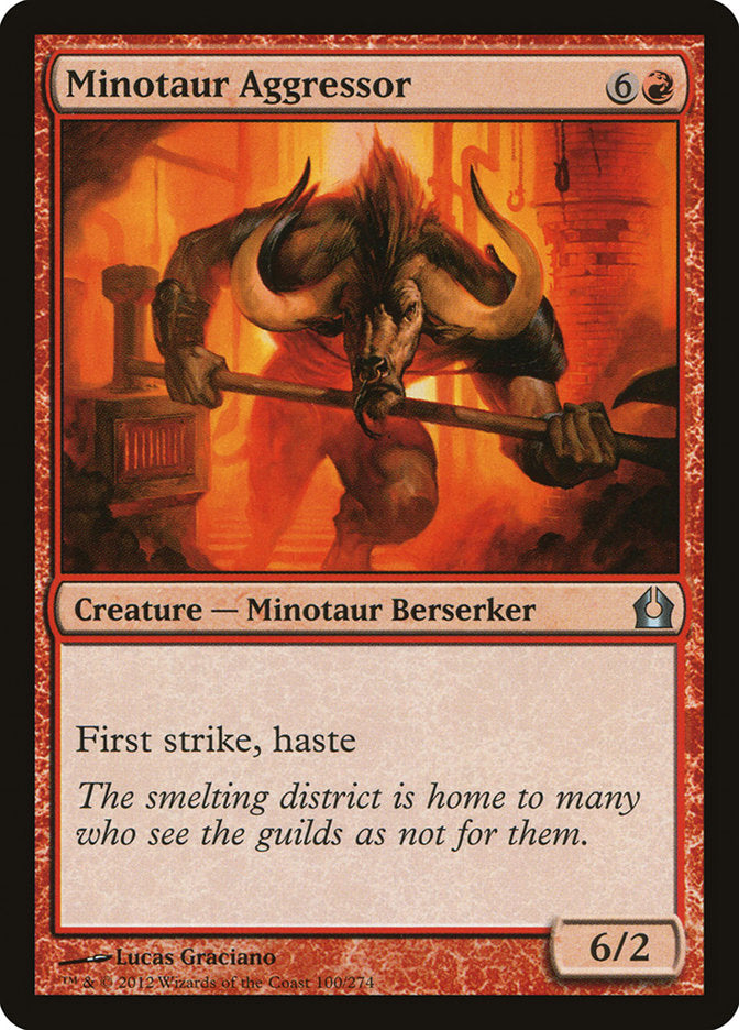 Minotaur Aggressor [Return to Ravnica] - Magic: The Gathering - Card Brawlers | Quebec | Canada |