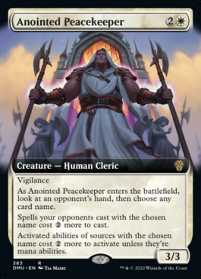 Anointed Peacekeeper (Extended Art) [Dominaria United] - Magic: The Gathering - Card Brawlers | Quebec | Canada |