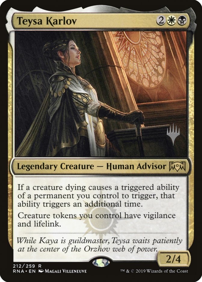 Teysa Karlov (Promo Pack) [Ravnica Allegiance Promos] - Magic: The Gathering - Card Brawlers | Quebec | Canada |