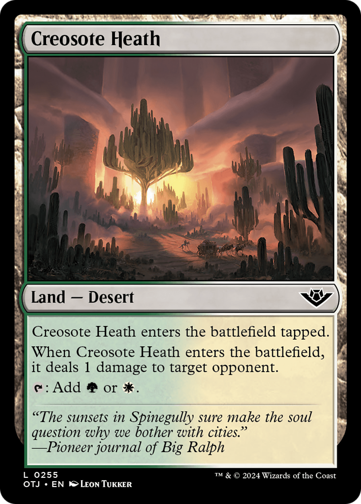 Creosote Heath [Outlaws of Thunder Junction] - Magic: The Gathering - Card Brawlers | Quebec | Canada |
