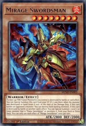 Mirage Swordsman [MZMI-EN003] Rare - Yu-Gi-Oh! - Card Brawlers | Quebec | Canada |
