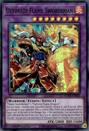 Ultimate Flame Swordsman [MZMI-EN004] Super Rare - Yu-Gi-Oh! - Card Brawlers | Quebec | Canada |