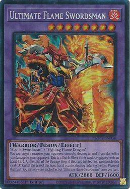 Ultimate Flame Swordsman (CR) [MZMI-EN004] Collector's Rare - Card Brawlers | Quebec | Canada | Yu-Gi-Oh!