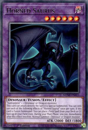 Horned Saurus [MZMI-EN013] Rare - Yu-Gi-Oh! - Card Brawlers | Quebec | Canada |