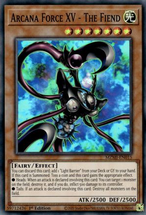 Arcana Force XV - The Fiend [MZMI-EN015] Super Rare - Yu-Gi-Oh! - Card Brawlers | Quebec | Canada |