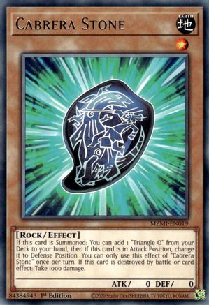 Cabrera Stone [MZMI-EN019] Rare - Yu-Gi-Oh! - Card Brawlers | Quebec | Canada |