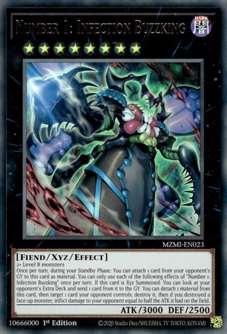 Number 1: Infection Buzzking [MZMI-EN023] Ultra Rare - Yu-Gi-Oh! - Card Brawlers | Quebec | Canada |