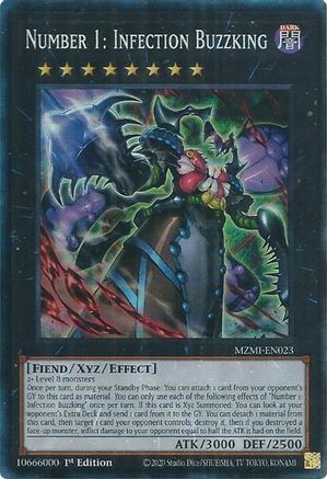 Number 1: Infection Buzzking (CR) [MZMI-EN023] Collector's Rare - Yu-Gi-Oh! - Card Brawlers | Quebec | Canada |