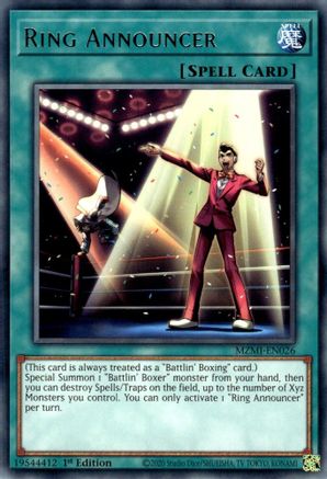 Ring Announcer [MZMI-EN026] Rare - Yu-Gi-Oh! - Card Brawlers | Quebec | Canada |