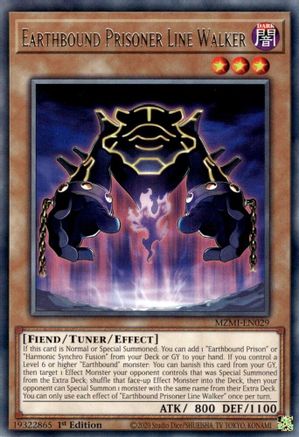 Earthbound Prisoner Line Walker [MZMI-EN029] Rare - Yu-Gi-Oh! - Card Brawlers | Quebec | Canada |