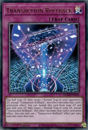 Transaction Rollback [MZMI-EN038] Ultra Rare - Yu-Gi-Oh! - Card Brawlers | Quebec | Canada |