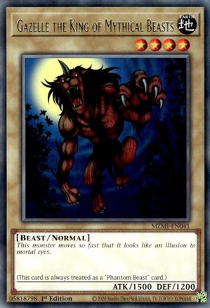 Gazelle the King of Mythical Beasts [MZMI-EN041] Rare - Yu-Gi-Oh! - Card Brawlers | Quebec | Canada |