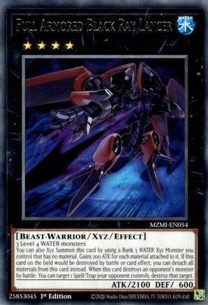 Full Armored Black Ray Lancer [MZMI-EN054] Rare - Yu-Gi-Oh! - Card Brawlers | Quebec | Canada |