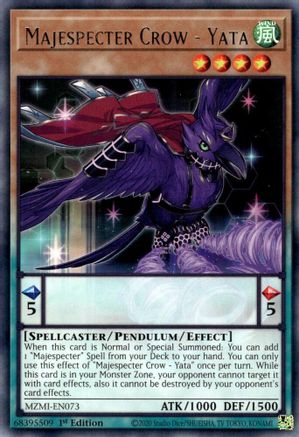 Majespecter Crow - Yata [MZMI-EN073] Rare - Yu-Gi-Oh! - Card Brawlers | Quebec | Canada |