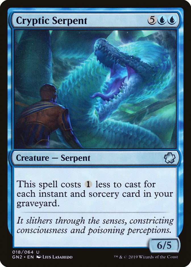 Cryptic Serpent [Game Night 2019] - Magic: The Gathering - Card Brawlers | Quebec | Canada |
