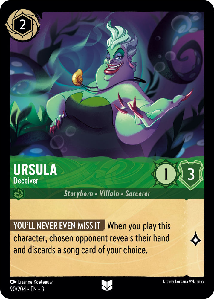 Ursula - Deceiver (90/204) [Into the Inklands] - Card Brawlers | Quebec | Canada | Yu-Gi-Oh!