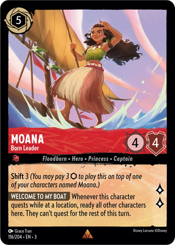 Moana - Born Leader (116/204) [Into the Inklands] - Card Brawlers | Quebec | Canada | Yu-Gi-Oh!