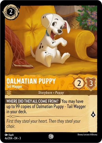 Dalmatian Puppy - Tail Wagger (4a) (4a/204) [Into the Inklands] - Card Brawlers | Quebec | Canada | Yu-Gi-Oh!