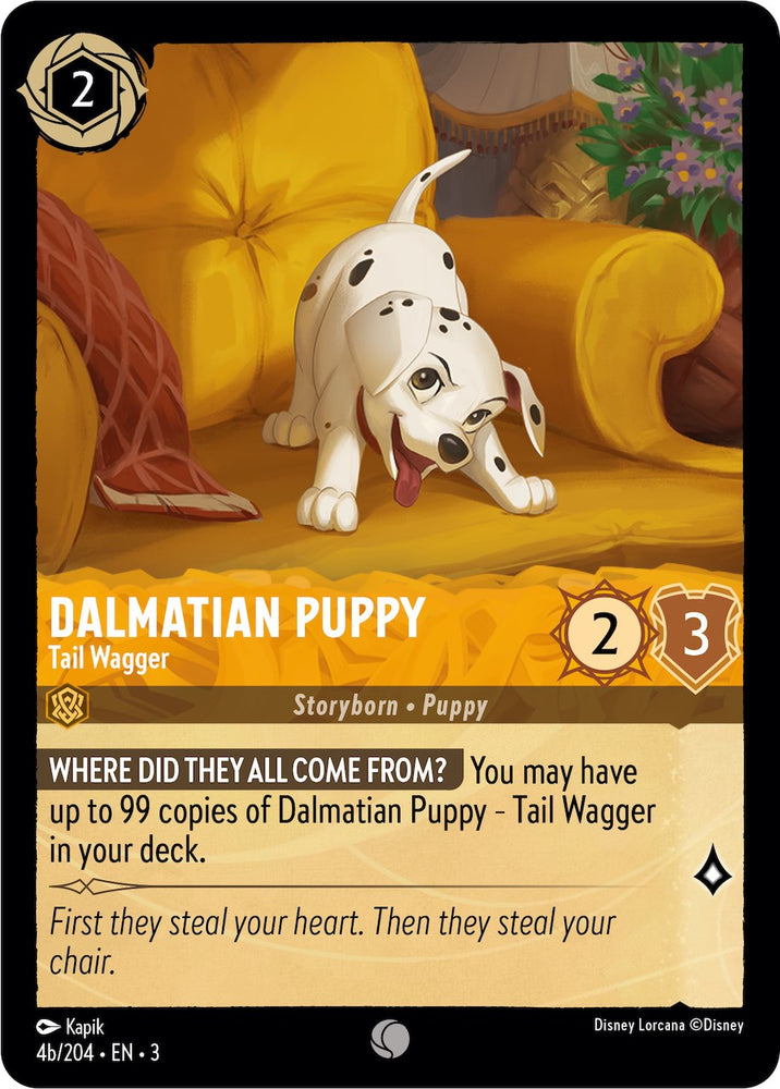 Dalmatian Puppy - Tail Wagger (4b) (4b/204) [Into the Inklands] - Card Brawlers | Quebec | Canada | Yu-Gi-Oh!