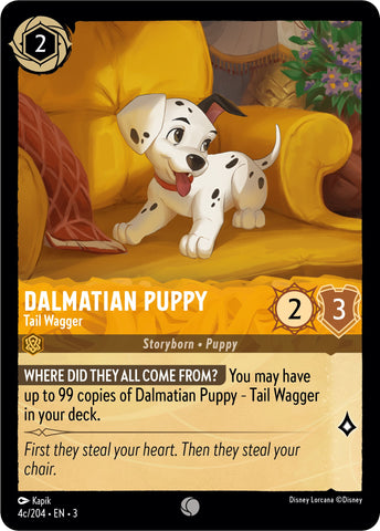 Dalmatian Puppy - Tail Wagger (4c) (4c/204) [Into the Inklands] - Card Brawlers | Quebec | Canada | Yu-Gi-Oh!