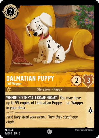 Dalmatian Puppy - Tail Wagger (4e) (4e/204) [Into the Inklands] - Card Brawlers | Quebec | Canada | Yu-Gi-Oh!