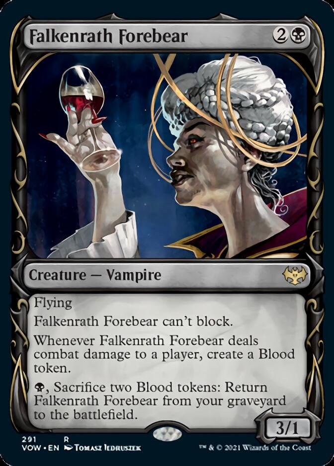 Falkenrath Forebear (Showcase Fang Frame) [Innistrad: Crimson Vow] - Magic: The Gathering - Card Brawlers | Quebec | Canada |