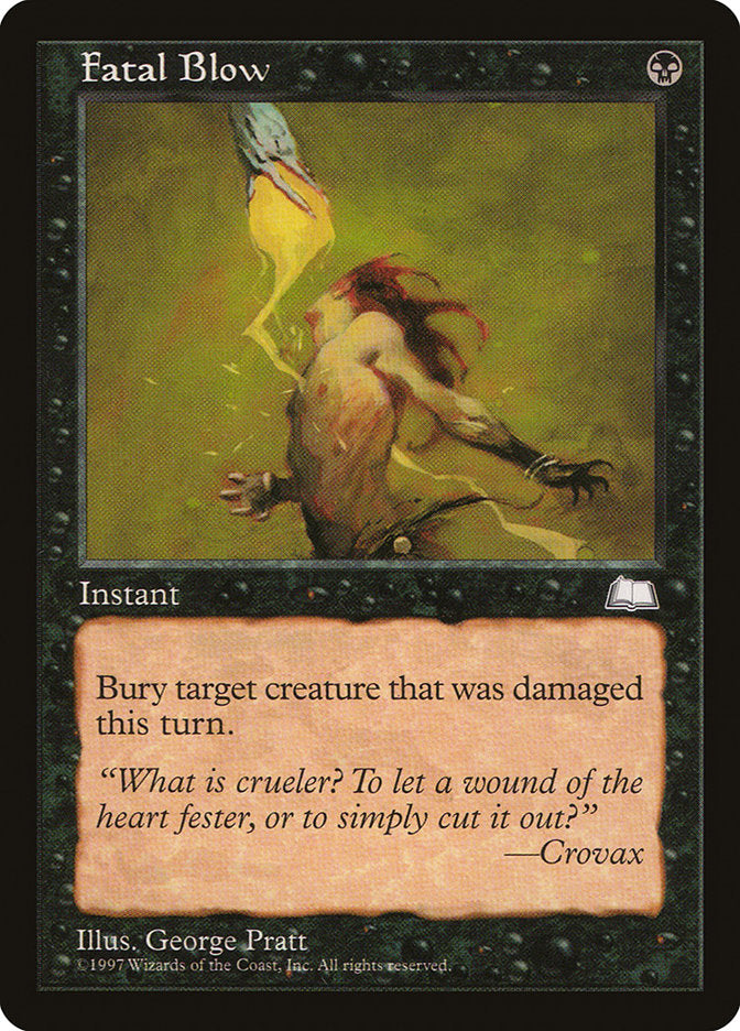 Fatal Blow [Weatherlight] - Magic: The Gathering - Card Brawlers | Quebec | Canada |