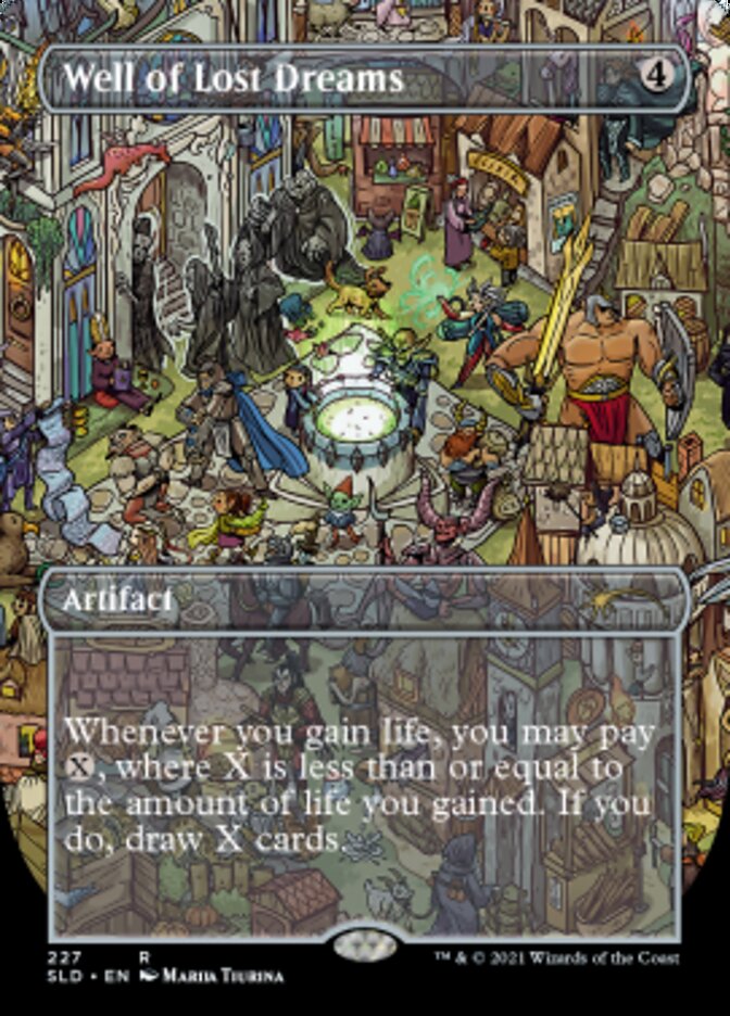 Well of Lost Dreams (227) (Borderless) [Secret Lair Drop Series] - Magic: The Gathering - Card Brawlers | Quebec | Canada |