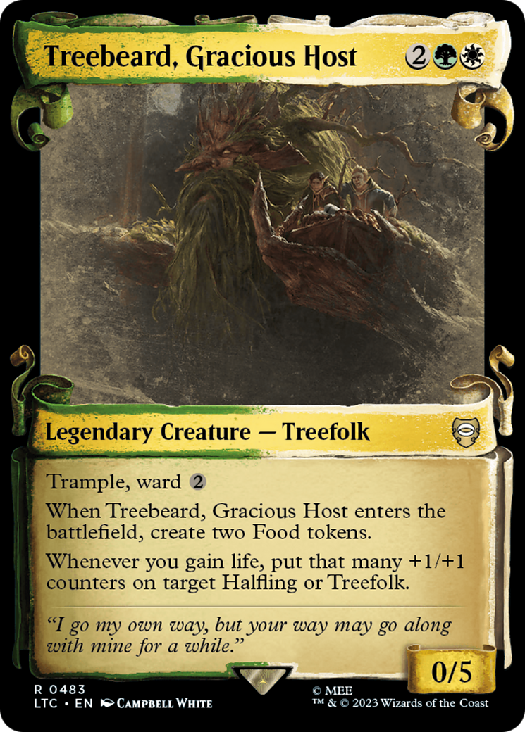 Treebeard, Gracious Host [The Lord of the Rings: Tales of Middle-Earth Commander Showcase Scrolls] - Magic: The Gathering - Card Brawlers | Quebec | Canada |