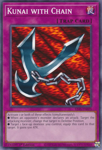 Kunai with Chain [STAS-EN025] Common - Yu-Gi-Oh! - Card Brawlers | Quebec | Canada |