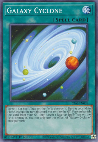 Galaxy Cyclone [STAS-EN038] Common - Yu-Gi-Oh! - Card Brawlers | Quebec | Canada |