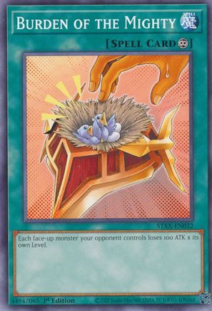 Burden of the Mighty [STAX-EN032] Common - Yu-Gi-Oh! - Card Brawlers | Quebec | Canada |