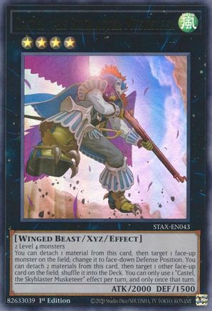 Castel, the Skyblaster Musketeer [STAX-EN043] Ultra Rare - Yu-Gi-Oh! - Card Brawlers | Quebec | Canada |