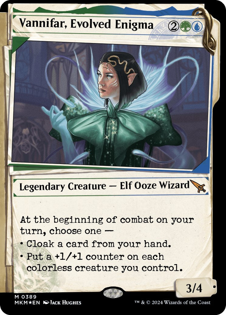 Vannifar, Evolved Enigma (Showcase) (Invisible Ink) [Murders at Karlov Manor] - Magic: The Gathering - Card Brawlers | Quebec | Canada |