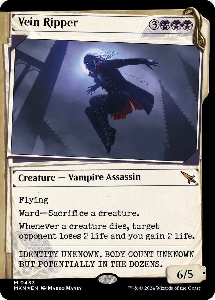 Vein Ripper (Showcase) (Invisible Ink) [Murders at Karlov Manor] - Magic: The Gathering - Card Brawlers | Quebec | Canada |
