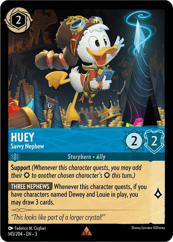 Huey - Savvy Nephew (145/204) [Into the Inklands] - Card Brawlers | Quebec | Canada | Yu-Gi-Oh!