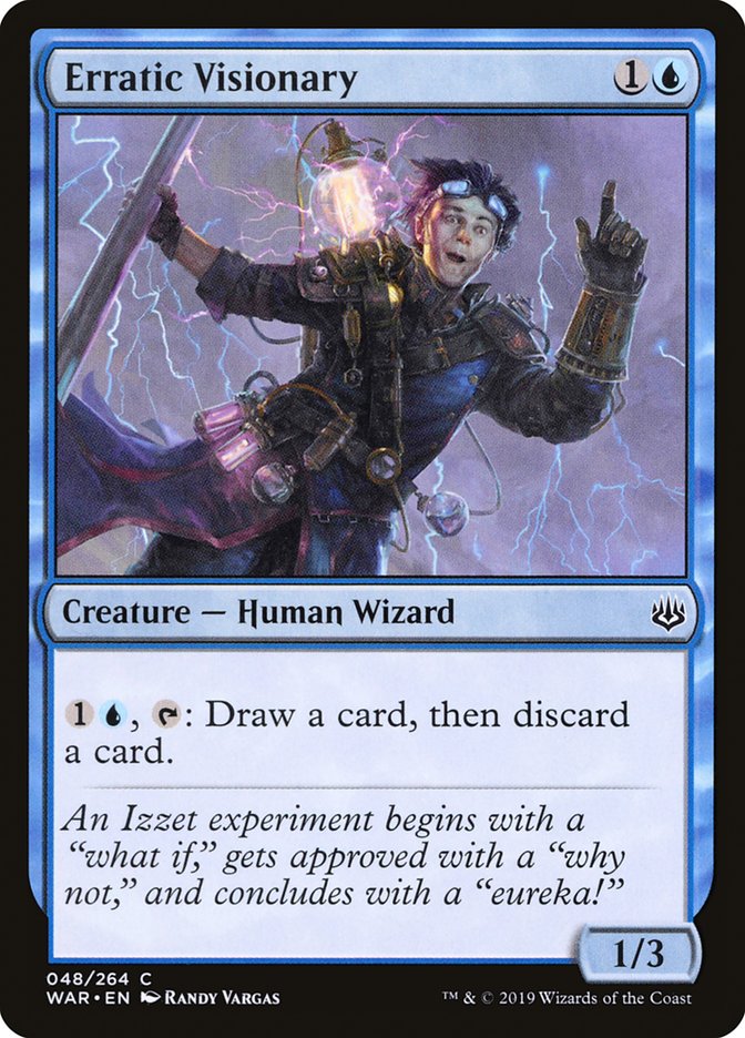Erratic Visionary [War of the Spark] - Magic: The Gathering - Card Brawlers | Quebec | Canada |