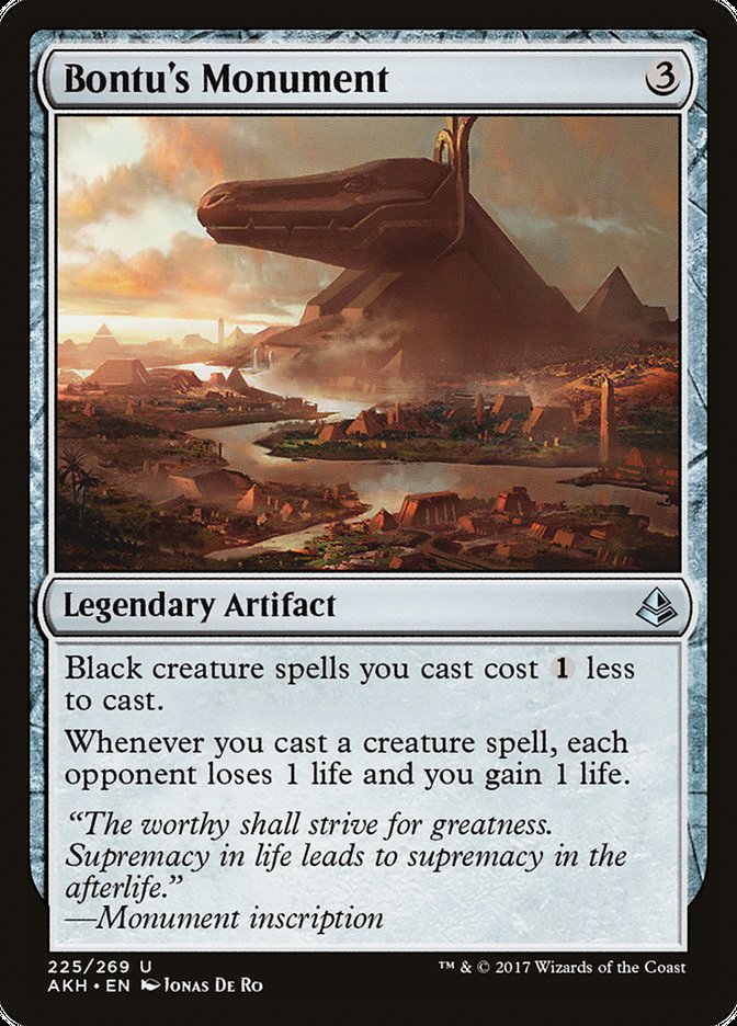 Bontu's Monument [Amonkhet] - Magic: The Gathering - Card Brawlers | Quebec | Canada |