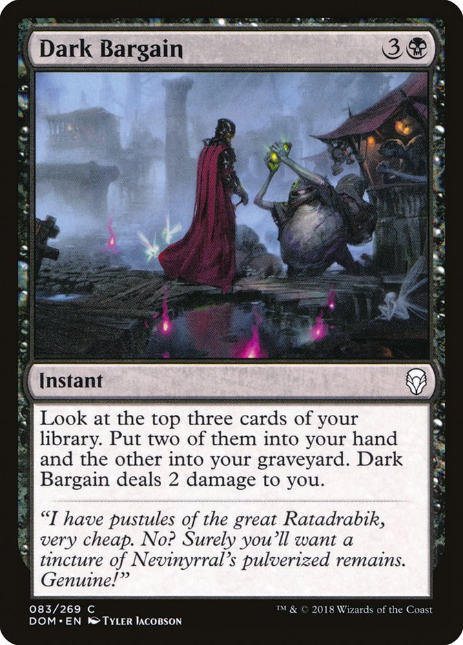 Dark Bargain [Dominaria] - Magic: The Gathering - Card Brawlers | Quebec | Canada |