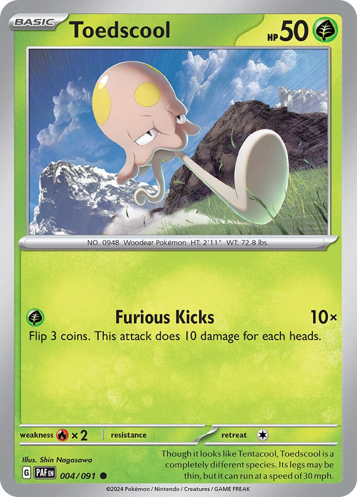 Toedscool (004/091) [Scarlet & Violet: Paldean Fates] - Pokémon - Card Brawlers | Quebec | Canada |