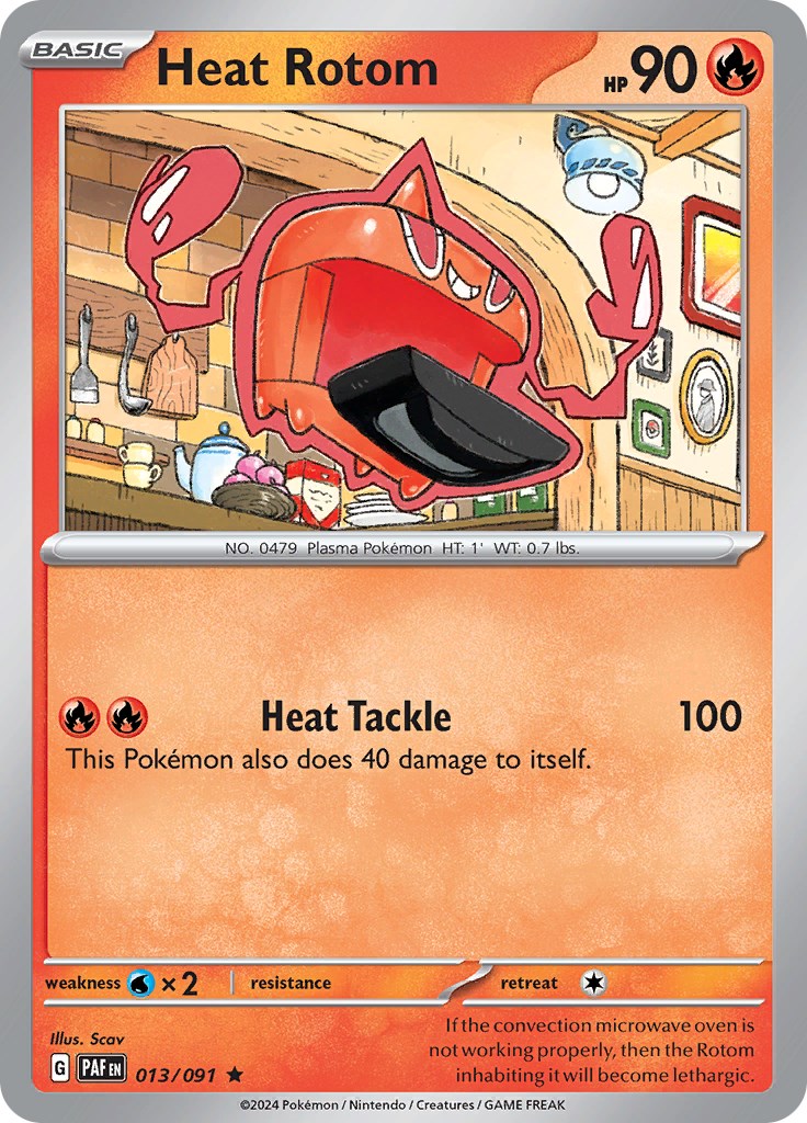 Heat Rotom (013/091) [Scarlet & Violet: Paldean Fates] - Pokémon - Card Brawlers | Quebec | Canada |